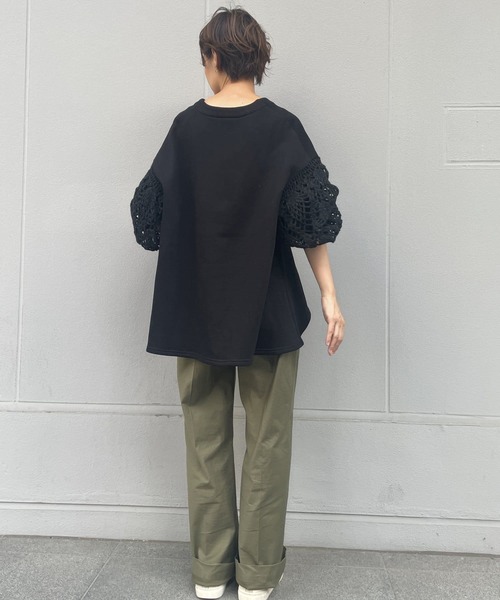 BEARDSLEY（ビアズリー）の「ストレート綿パンツ（その他パンツ・レディース・カーキ/ベージュ・0/1）」の17枚目の写真