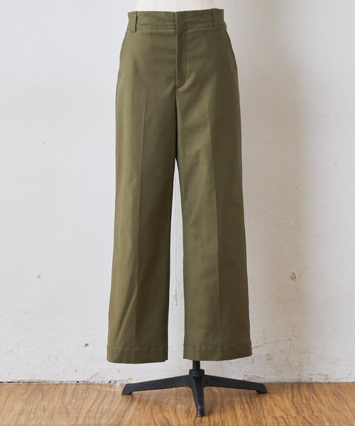 BEARDSLEY（ビアズリー）の「ストレート綿パンツ（その他パンツ・レディース・カーキ/ベージュ・0/1）」の20枚目の写真