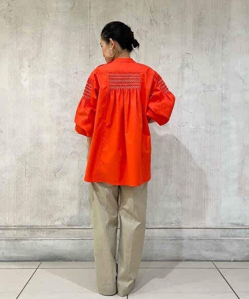 BEARDSLEY（ビアズリー）の「ストレート綿パンツ（その他パンツ・レディース・カーキ/ベージュ・0/1）」の5枚目の写真