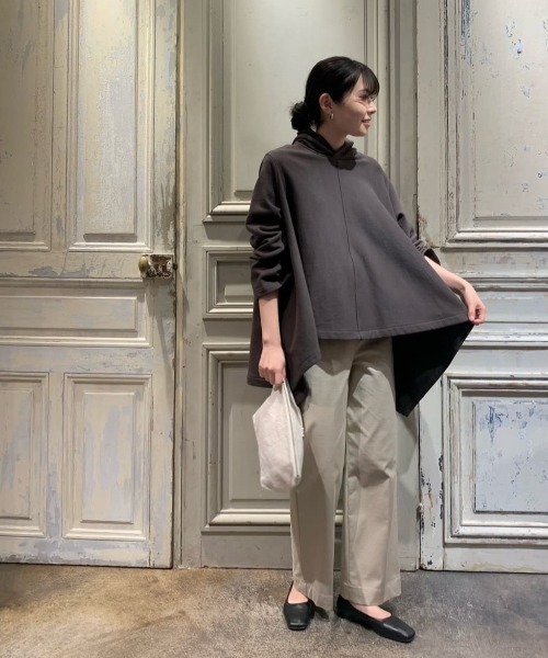 BEARDSLEY（ビアズリー）の「ストレート綿パンツ（その他パンツ・レディース・カーキ/ベージュ・0/1）」の8枚目の写真