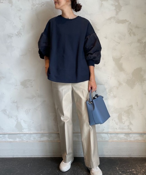 BEARDSLEY（ビアズリー）の「ストレート綿パンツ（その他パンツ・レディース・カーキ/ベージュ・0/1）」の11枚目の写真