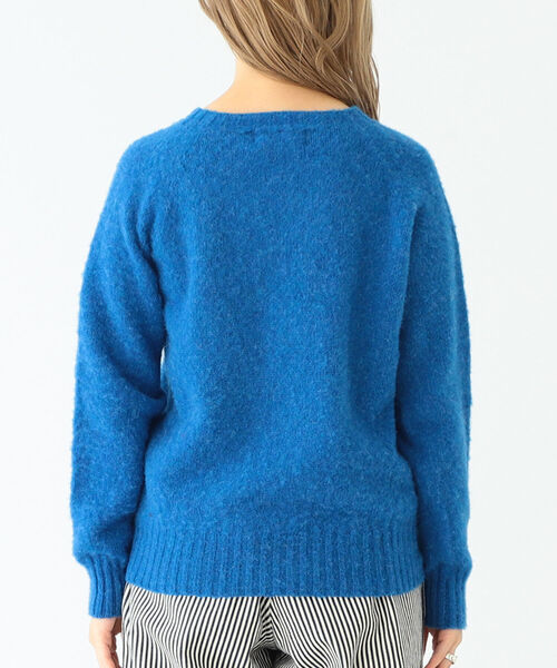 BEAMS BOY(ビームスボーイ)の「Nor’Easterly / シェットランド シャギー クルー ニット(ニット/セーター・レディース・パープル/レッド/イエロー/ブルー/グリーン/ナチュラル・ONE SIZE)」の11枚目の写真