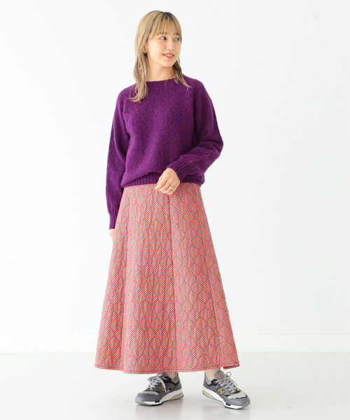 BEAMS BOY(ビームスボーイ)の「Nor’Easterly / シェットランド シャギー クルー ニット(ニット/セーター・レディース・パープル/レッド/イエロー/ブルー/グリーン/ナチュラル・ONE SIZE)」の8枚目の写真