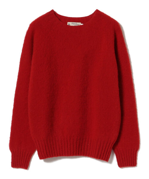 BEAMS BOY(ビームスボーイ)の「Nor’Easterly / シェットランド シャギー クルー ニット(ニット/セーター・レディース・パープル/レッド/イエロー/ブルー/グリーン/ナチュラル・ONE SIZE)」の16枚目の写真
