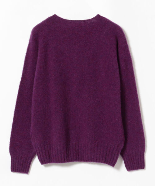 BEAMS BOY(ビームスボーイ)の「Nor’Easterly / シェットランド シャギー クルー ニット(ニット/セーター・レディース・パープル/レッド/イエロー/ブルー/グリーン/ナチュラル・ONE SIZE)」の13枚目の写真