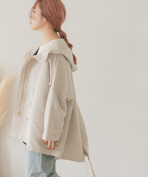 ITEMS URBANRESEARCH（アイテムズ アーバンリサーチ）の「ショートモッズブルゾン（ブルゾン・レディース・ブラック/ベージュ系その他・FREE）」の8枚目の写真