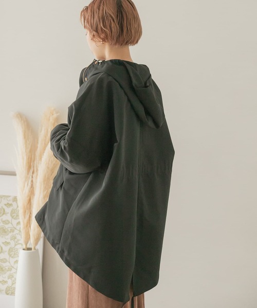 ITEMS URBANRESEARCH（アイテムズ アーバンリサーチ）の「ショートモッズブルゾン（ブルゾン・レディース・ブラック/ベージュ系その他・FREE）」の9枚目の写真