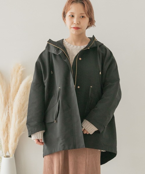 ITEMS URBANRESEARCH（アイテムズ アーバンリサーチ）の「ショートモッズブルゾン（ブルゾン・レディース・ブラック/ベージュ系その他・FREE）」の5枚目の写真