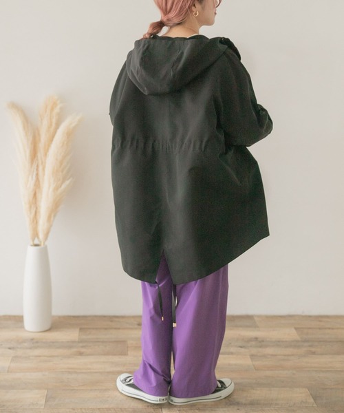 ITEMS URBANRESEARCH（アイテムズ アーバンリサーチ）の「ショートモッズブルゾン（ブルゾン・レディース・ブラック/ベージュ系その他・FREE）」の7枚目の写真