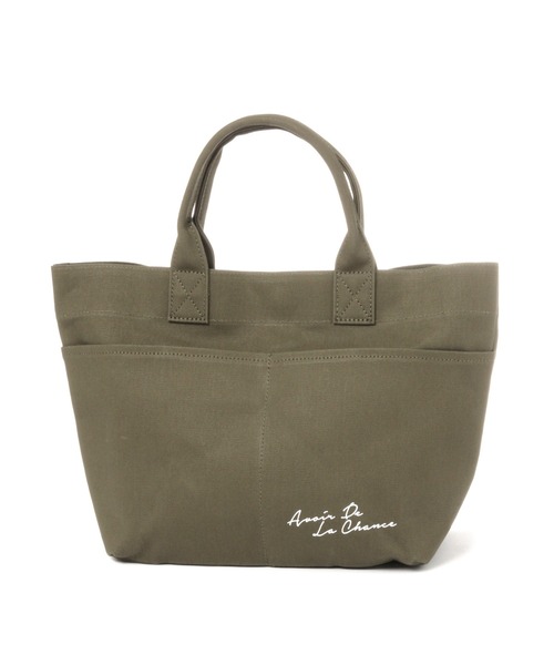 GLOBAL WORK（グローバルワーク）の「ベーシックロゴトート/228831（トートバッグ・レディース・ベージュ/オフホワイト/グリーン/ブラック/その他/ブラウン・FREE）」の6枚目の写真