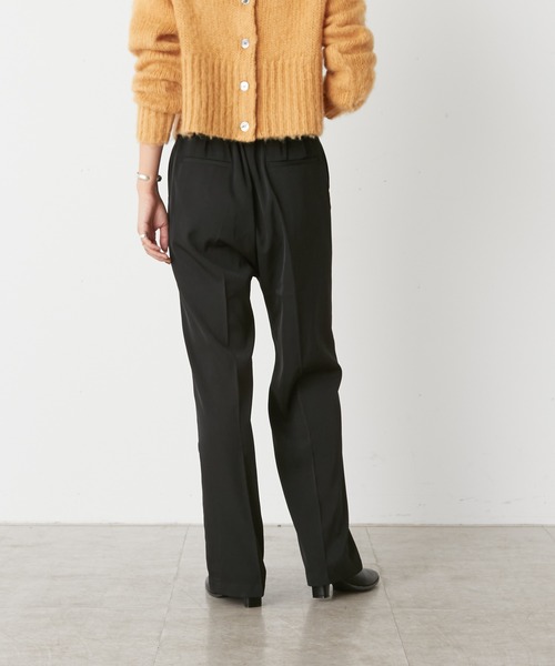 Omekashi（オメカシ）の「フロントサイドボタンパンツ（スラックス・レディース・ブラウン/ブラック/パープル・36/38）」の7枚目の写真