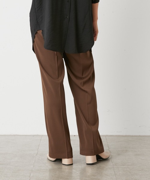 Omekashi（オメカシ）の「フロントサイドボタンパンツ（スラックス・レディース・ブラウン/ブラック/パープル・36/38）」の20枚目の写真