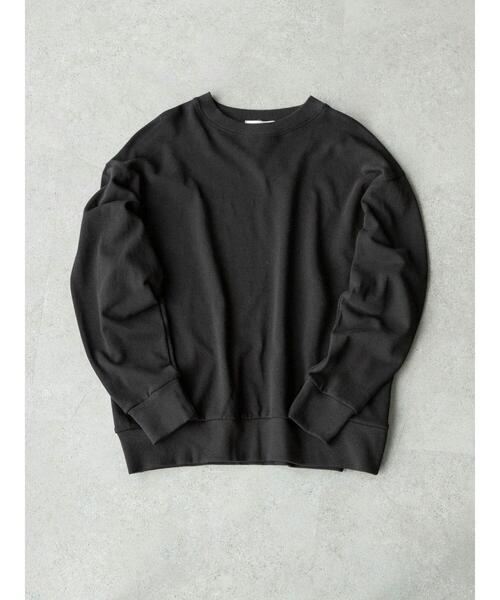 Green Parks(グリーンパークス)の「裏毛クルーネックプルオーバー*(スウェット・レディース・杢グレー/レッド/オートミール/ブラック/カーキ・FREE)」の8枚目の写真