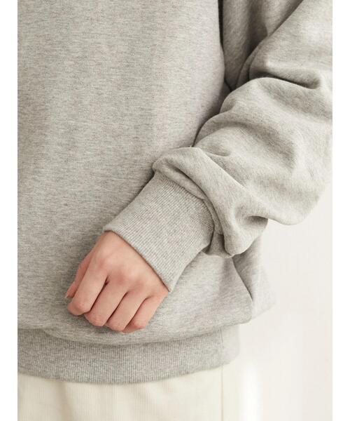 Green Parks(グリーンパークス)の「裏毛クルーネックプルオーバー*(スウェット・レディース・杢グレー/レッド/オートミール/ブラック/カーキ・FREE)」の18枚目の写真