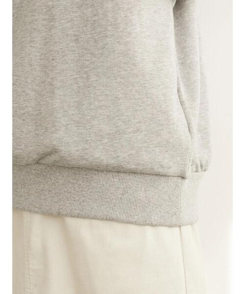 Green Parks(グリーンパークス)の「裏毛クルーネックプルオーバー*(スウェット・レディース・杢グレー/レッド/オートミール/ブラック/カーキ・FREE)」の19枚目の写真