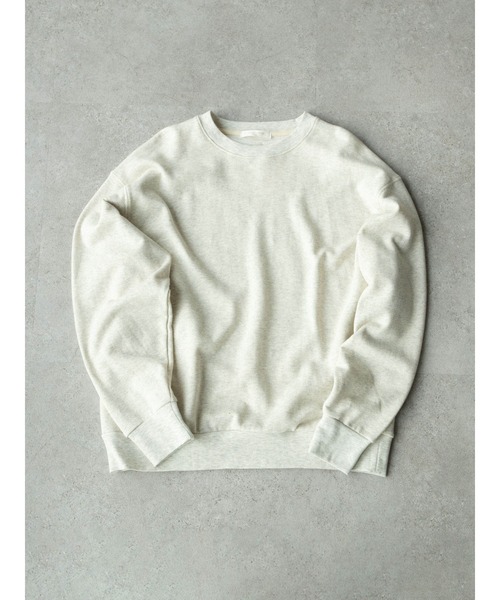 Green Parks(グリーンパークス)の「裏毛クルーネックプルオーバー*(スウェット・レディース・杢グレー/レッド/オートミール/ブラック/カーキ・FREE)」の1枚目の写真