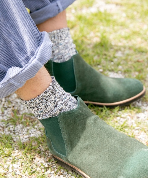 チャイハネ（チャイハネ）の「【チャイハネ】FEEL GOOD SOCKS イ－ヴィルソックス25～28cm（ソックス/靴下・メンズ・ホワイト/ブラック/ブラウン/レッド/グリーン・FREE）」の9枚目の写真