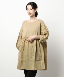 Samansa Mos2 | ドッキングチュニック(Tシャツ/カットソー)