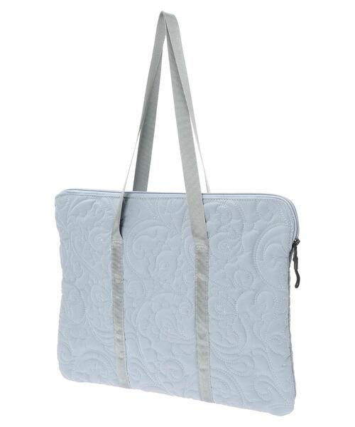 Green Parks(グリーンパークス)の「・CONTROL FREAK ペイズリーPCバッグ*(トートバッグ・レディース・ブルー/ブラック/ベージュ・FREE)」の14枚目の写真