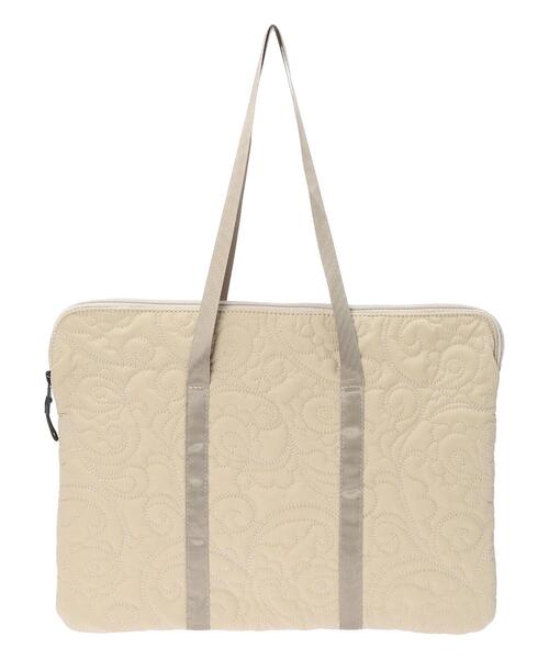 Green Parks(グリーンパークス)の「・CONTROL FREAK ペイズリーPCバッグ*(トートバッグ・レディース・ブルー/ブラック/ベージュ・FREE)」の5枚目の写真