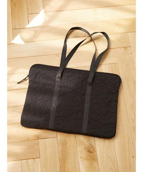 Green Parks(グリーンパークス)の「・CONTROL FREAK ペイズリーPCバッグ*(トートバッグ・レディース・ブルー/ブラック/ベージュ・FREE)」の2枚目の写真