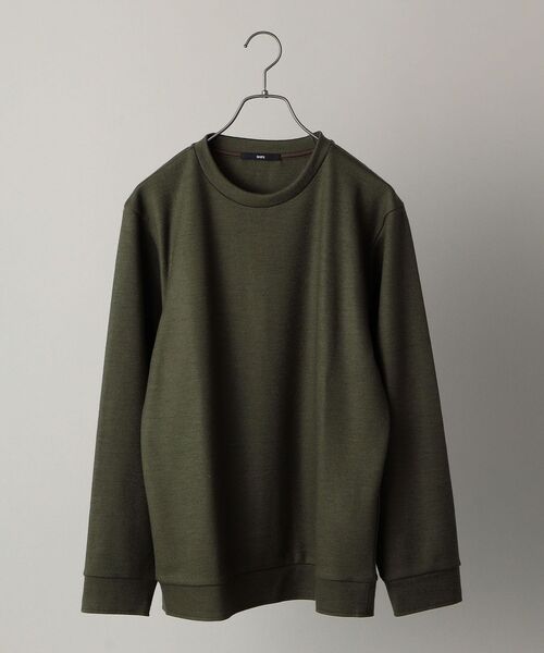 SHIPS（シップス）の「SHIPS: ボイルドウール クルーネック プルオーバー（Tシャツ/カットソー・メンズ・オフホワイト/オリーブ/ネイビー・SMALL/MEDIUM/LARGE/X-LARGE）」の20枚目の写真