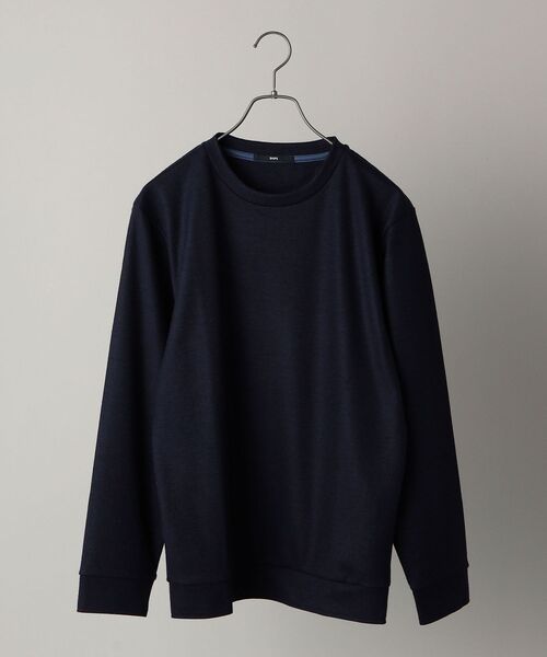 SHIPS（シップス）の「SHIPS: ボイルドウール クルーネック プルオーバー（Tシャツ/カットソー・メンズ・オフホワイト/オリーブ/ネイビー・SMALL/MEDIUM/LARGE/X-LARGE）」の22枚目の写真