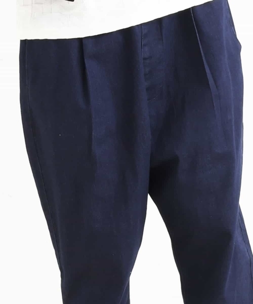 MK MICHEL KLEIN HOMME (エムケーミッシェルクランオム)の「『ゆったり快適/ストレッチ』ワイドストレッチデニムパンツ(デニムパンツ・メンズ・ネイビー・48/46)」の4枚目の写真