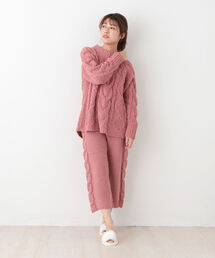 Afternoon Tea（アフタヌーンティー）の「マットモールケーブルニットルームウエアセット（ルームウェア/パジャマ）」