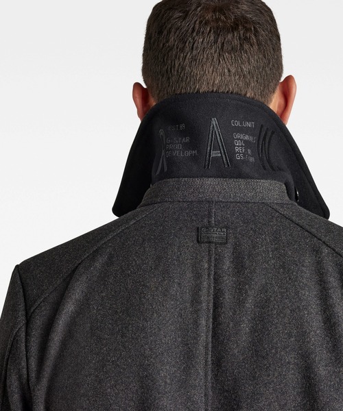 G-STAR（ジースター）の「WOOL PEACOAT/ピーコート（ピーコート・メンズ・グレー・X-SMALL/SMALL/MEDIUM/LARGE）」の4枚目の写真
