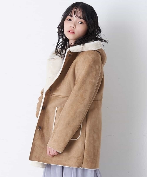 販売用 セール 160 洗濯機で洗える フェイクムートンコート ムートンコート A V V アーヴェヴェ のファッション 超格安 Healthylivingministry Org