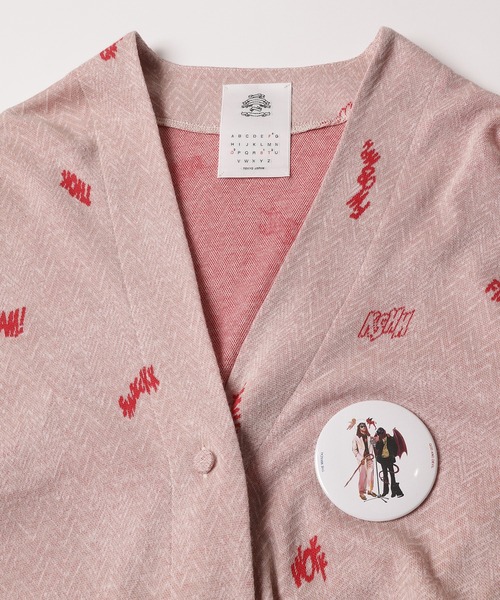 STOF(ストフ)の「Word Balloons JQ Cardigan(カーディガン/ボレロ・メンズ・ブラック/グレー・M/S)」の18枚目の写真
