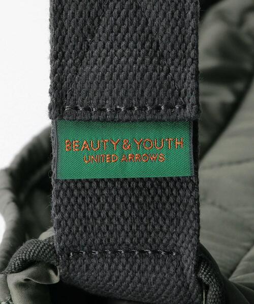 BEAUTY&YOUTH UNITED ARROWS（ビューティーアンドユースユナイテッドアローズ）の「BY キルティング ダブル ショルダーバッグ（ショルダーバッグ・メンズ・オリーブ/ブラック・FREE）」の7枚目の写真