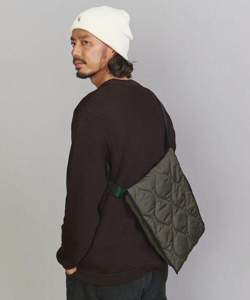 BEAUTY&YOUTH UNITED ARROWS（ビューティーアンドユースユナイテッドアローズ）の「BY キルティング ダブル ショルダーバッグ（ショルダーバッグ・メンズ・オリーブ/ブラック・FREE）」の9枚目の写真