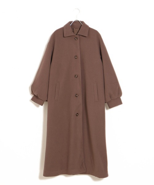 Bab（バブ）の「【WEB限定】ステンカラーバックフレアコート（ステンカラーコート・レディース・アイボリー/ブラック/チャコールグレー・38）」の8枚目の写真