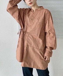 Kastane | パッチワークストライプアレンジシャツ(シャツ/ブラウス)