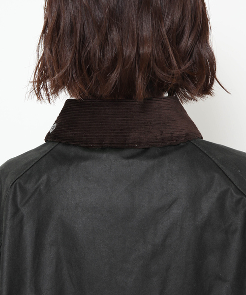 Barbour（バブアー）の「【Barbour】 LADIES BURGHLEYロングコート（トレンチコート・レディース・カーキ・フリー）」の16枚目の写真