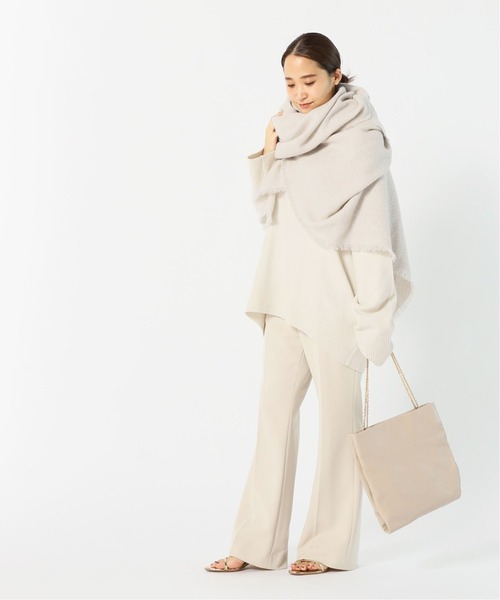 Deuxieme Classe（ドゥーズィエムクラス）の「*【ALONPI CASHMERE / アロンピ カシミア】カシミアストール（ストール/ショール・レディース・アイボリー/モカ/ボルドー/チャコールグレー・FREE）」の14枚目の写真
