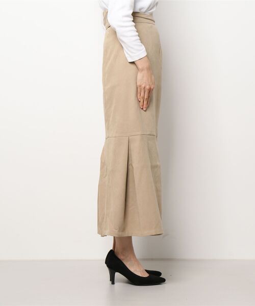 omom sot（オムオムソット）の「マーメイドスカート ハイウエスト omom sot（スカート・レディース・ベージュ/ブラウン・M）」の14枚目の写真