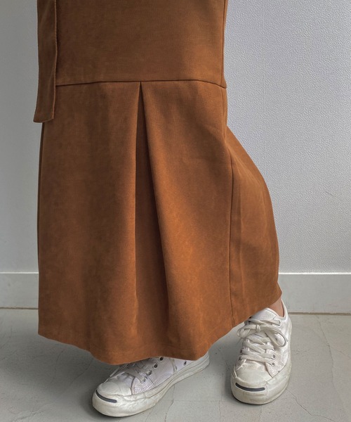 omom sot（オムオムソット）の「マーメイドスカート ハイウエスト omom sot（スカート・レディース・ベージュ/ブラウン・M）」の5枚目の写真