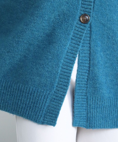 HER CLOSET（ハークローゼット）の「【shemoshelly】マルチwayハイネックニットカーディガン（カーディガン/ボレロ・レディース・ブルー/テラコッタ/ベージュ/ブラック・M）」の11枚目の写真