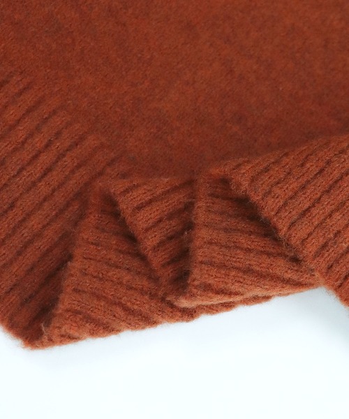 HER CLOSET（ハークローゼット）の「【shemoshelly】マルチwayハイネックニットカーディガン（カーディガン/ボレロ・レディース・ブルー/テラコッタ/ベージュ/ブラック・M）」の7枚目の写真