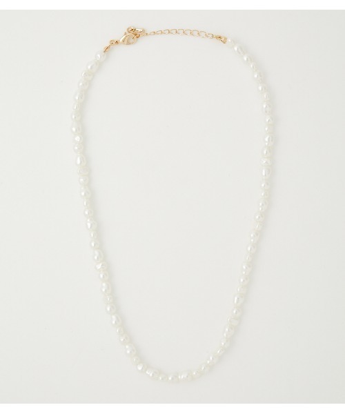AZUL by moussy（アズールバイマウジー）の「DEFORMATION FAUX PEARL CHOKER/ディフォーメーションフェイクパールチョーカー（アンクレット・レディース・ゴールド系その他・FREE）」の3枚目の写真