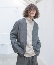 CASPER JOHN | Herringbone cardigan/ヘリンボーンカーディガン(カーディガン/ボレロ)