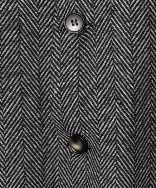 CASPER JOHN(キャスパージョン)の「Herringbone cardigan/ヘリンボーンカーディガン(カーディガン/ボレロ・メンズ・ベージュ/グレー・SMALL/MEDIUM/LARGE)」の17枚目の写真