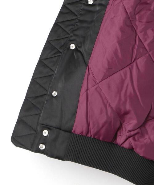 adidas（アディダス）の「＜adidas Originals＞ SATIN VERSITY JK/スタジャン（スタジャン・メンズ・ブラック・M/L/XL）」の8枚目の写真