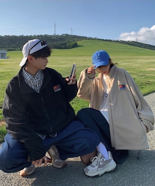 MGV（エムジーヴィー）の「ワンポイントオーバーサイズブルゾン（ブルゾン・メンズ・ブラック/ベージュ/グレー/グリーン・MEDIUM/LARGE/X-LARGE）」の5枚目の写真