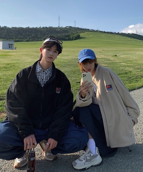 MGV（エムジーヴィー）の「ワンポイントオーバーサイズブルゾン（ブルゾン・メンズ・ブラック/ベージュ/グレー/グリーン・MEDIUM/LARGE/X-LARGE）」の6枚目の写真