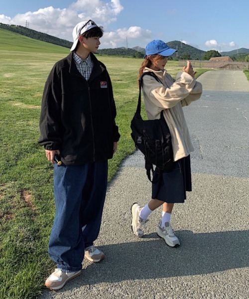 MGV（エムジーヴィー）の「ワンポイントオーバーサイズブルゾン（ブルゾン・メンズ・ブラック/ベージュ/グレー/グリーン・MEDIUM/LARGE/X-LARGE）」の9枚目の写真