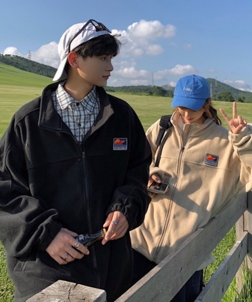 MGV（エムジーヴィー）の「ワンポイントオーバーサイズブルゾン（ブルゾン・メンズ・ブラック/ベージュ/グレー/グリーン・MEDIUM/LARGE/X-LARGE）」の10枚目の写真